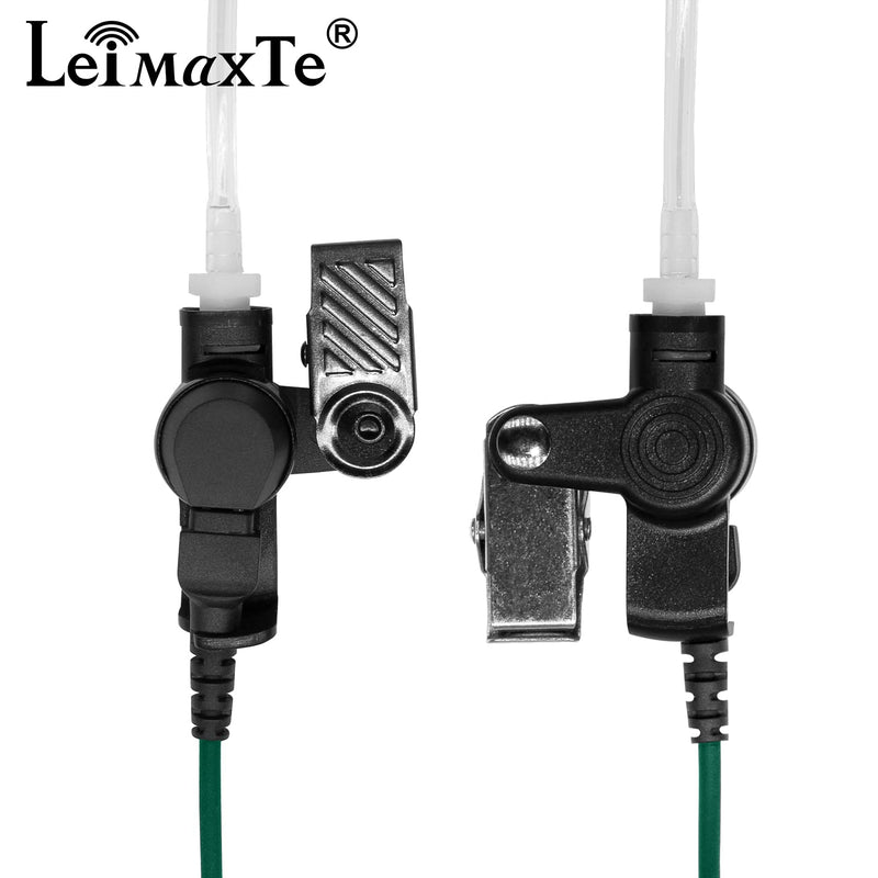  [AUSTRALIA] - LEIMAXTE Walkie Talkie Headset for CLP1010 with Mic PTT for Motorola CLP1040 Two Way Radio Acoustic Tube Earpiece, Camouflage Cable