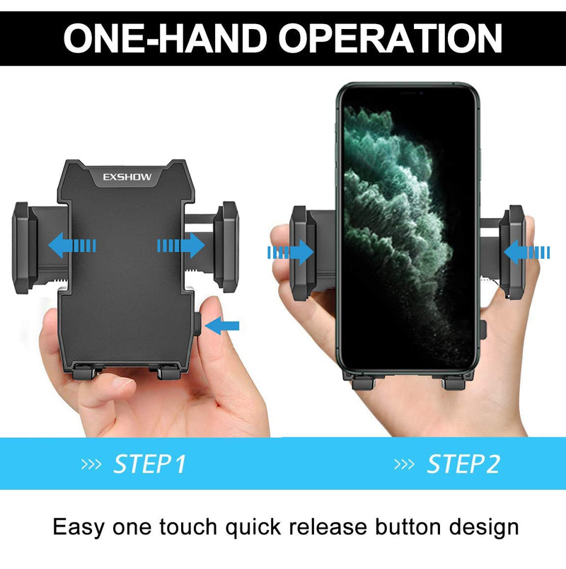  [AUSTRALIA] - EXSHOW Phone Holder for Car CD Slot, One-Hand-Available CD Player Cell Phone Mount for iPhone 11 Pro Max 11 XR XS 8 Plus 7 6S SE, Samsung S10+ S10e S10 S9 N9 S8 Note10 10+ Plus, Google, LG, Moto etc