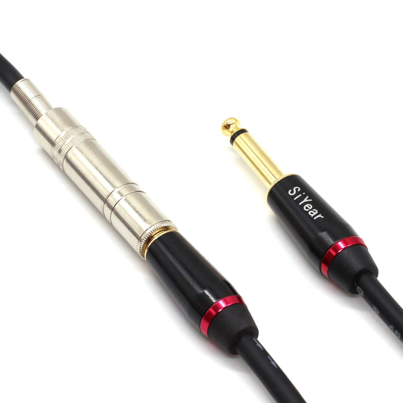  [AUSTRALIA] - SiYear 6.35 mm 1/4" Female to XLR Male Adapter Cable,Quarter inch TS/TRS to XLR 3 Pin Interconnect Cable (5Feet-1.5M) 6.35F-XLRM-1.5M