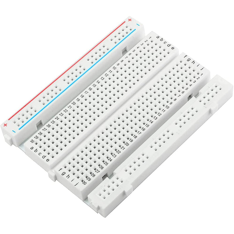  [AUSTRALIA] - MMOBIEL 6 Pcs 400 Point Solderless PCB Breadboard Prototype Circuit Kits Compatible with DIY Arduino, Raspberry Pi 2 3 4 Projects Proto Shield Distribution Connecting Blocks