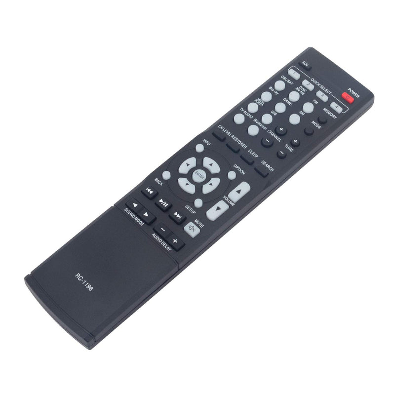 RC-1196 Remote Control Replacement - WINFLIKE RC-1196 AV Remote Control Replaced fit for Denon AV Receiver AVR-S500BT AVR-S510BT AVR-X510BT AVR-X520BT RC 1196 Remote Controller - LeoForward Australia