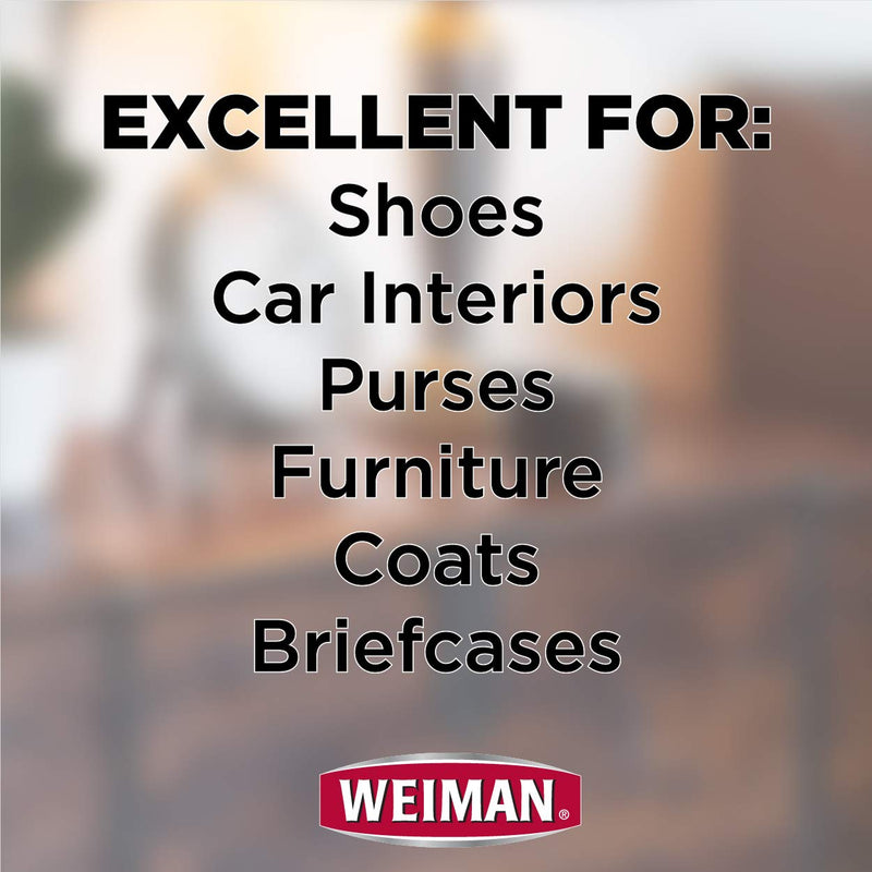  [AUSTRALIA] - Weiman Leather Cleaner and Conditioner Kit - Non-Toxic Restores Leather Surfaces - Ultra Violet Protectants Help Prevent Cracking or Fading of Leather Furniture, Car Seats, Shoes, Jackets