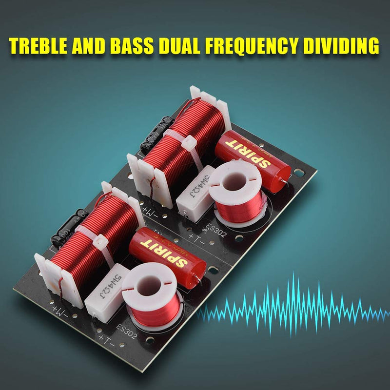  [AUSTRALIA] - ASHATA Frequency Divider, 2Pcs Speaker Frequency Divider 2 Way 2 Unit Hi-Fi Sound Filter Audio Module Board,Speaker Frequency Dividers Crossover Filters Perfect HiFi Sound Quality