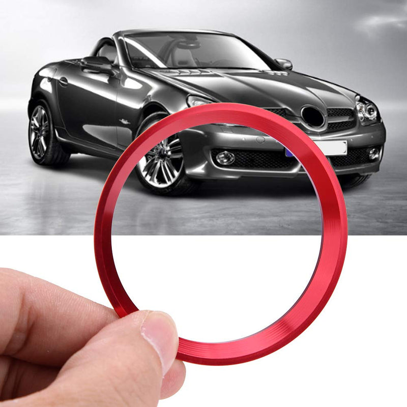  [AUSTRALIA] - Akozon Steering Wheel Ring Cover Trim for Mercedes Benz CLA GLK A Class W204 W246 W176 W117 C117(Red) Red