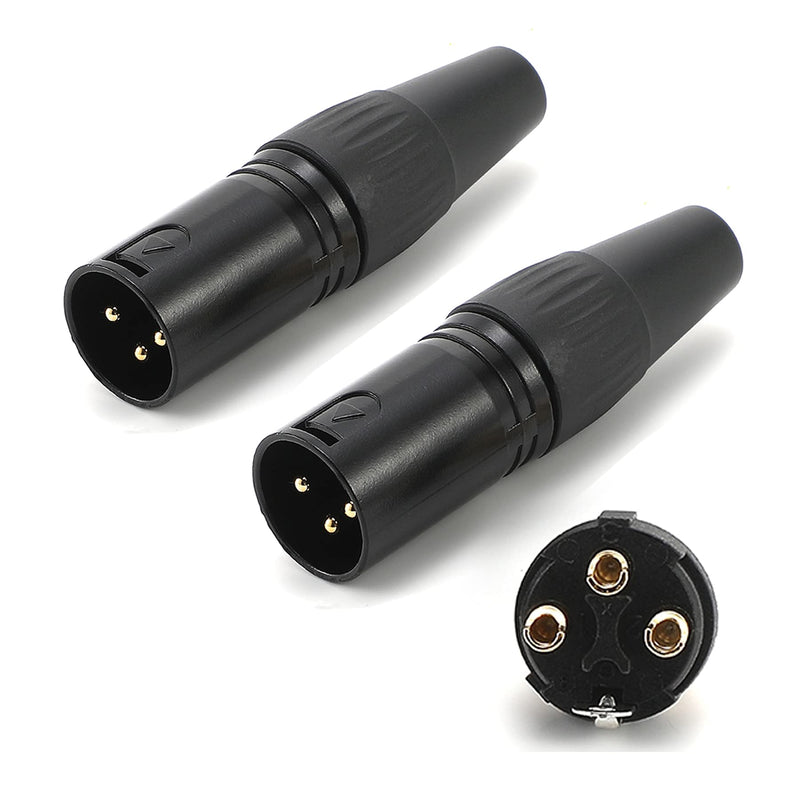  [AUSTRALIA] - WJSTN-024 1/4 Inch TRS to XLR Male Cable, Balanced 6.35mm TRS Plug to 3-pin XLR Male, Quarter inch TRS Male to XLR Male Microphone Cable(3FT) 3FT