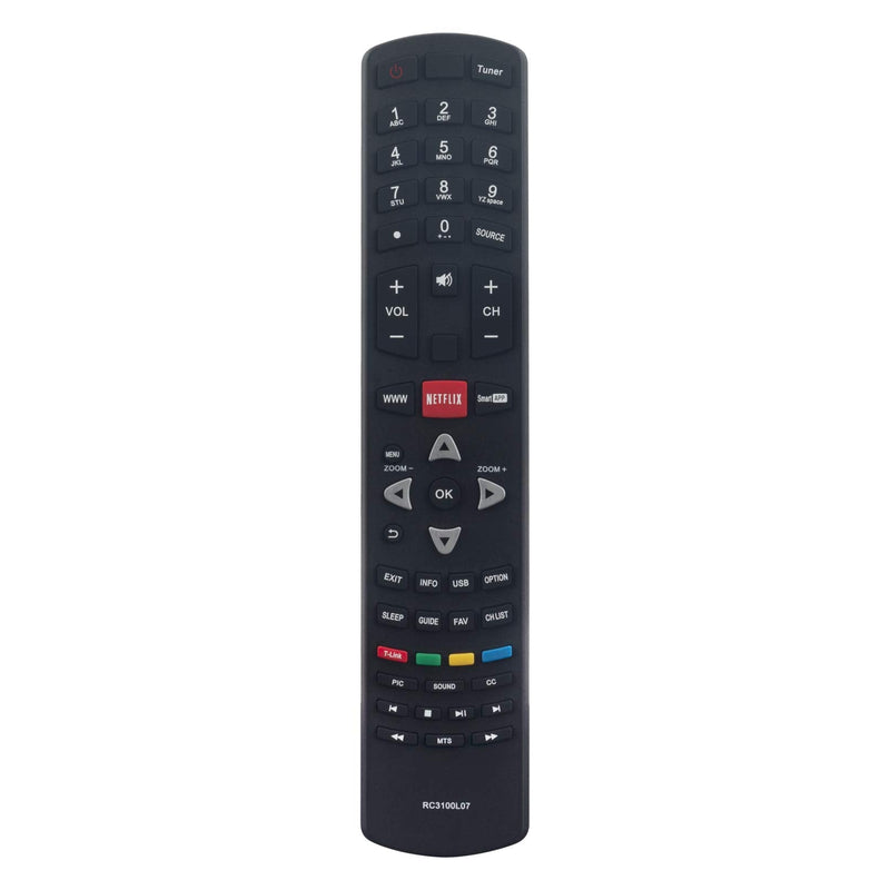  [AUSTRALIA] - RC3100L07 Remote Control Work for TCL TV RC3000L07 RC3000N01 RC3100L01 RC3100L09 RC3100A01 RC3100L14 RC311 FMI1