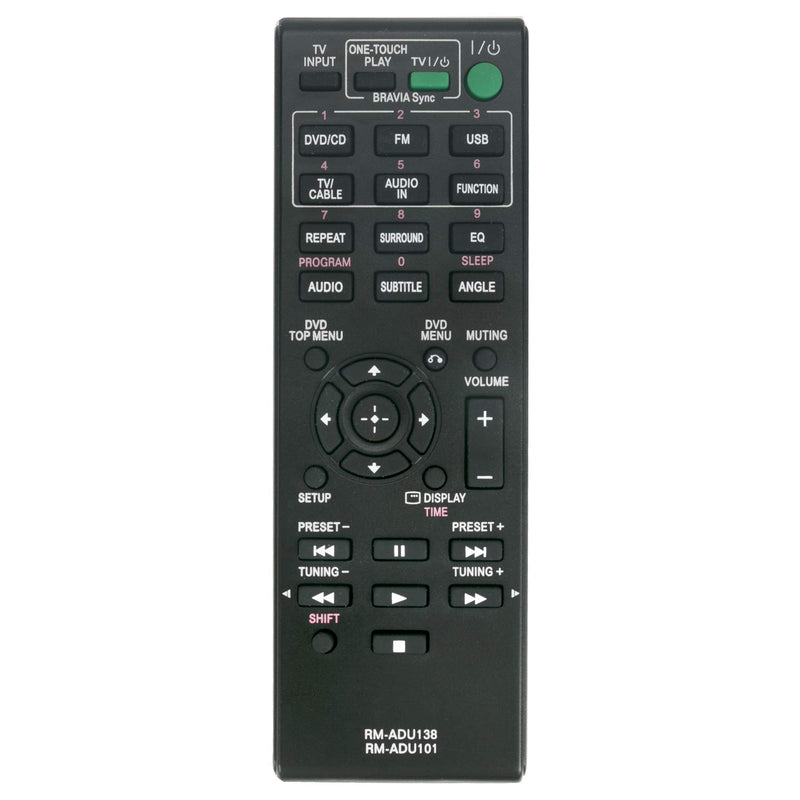 New RM-ADU138 RM-ADU101 Replace Remote Control fit for Sony AV Receiver Home Theater System DAV-TZ140 DAV-TZ145 DAV-TZ150 HBD-TZ130 HBD-TZ140 HBD-TZ145 AV-RZ130 DAVTZ140 DAVTZ145 DAVTZ150 HBDTZ130 - LeoForward Australia