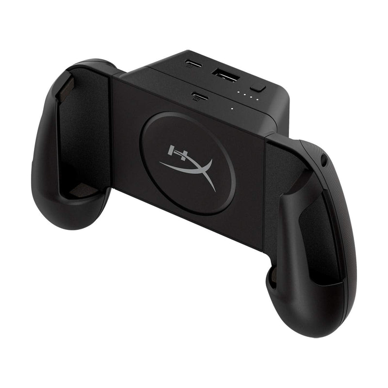  [AUSTRALIA] - HyperX ChargePlay Clutch – Qi Certified Wireless Charging Controller Grips for Mobile Phones, Detachable Battery Pack, Compatible with Qi Enabled Android and iPhone Devices, USB Charging Option