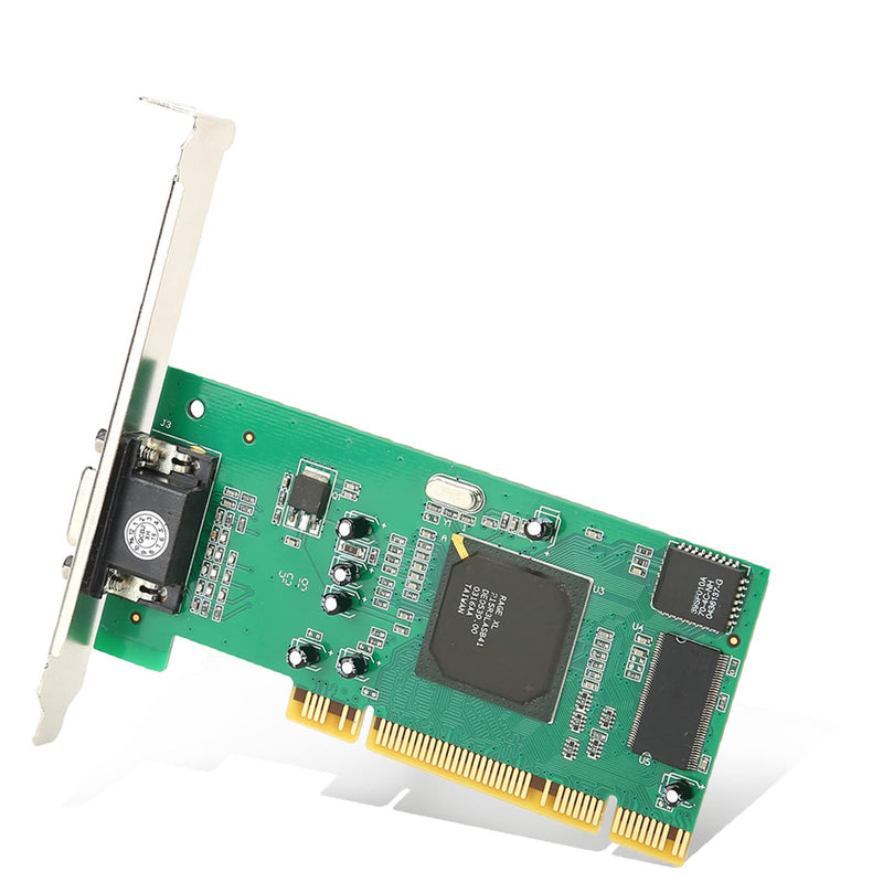  [AUSTRALIA] - 8MB Graphics Card VGA PCI 32Bit for Server, Industrial Computer Multi-Display for ATI Rage XL, 32Bit PCI VGA Video Card, 64Bit PCI-X Universal Video Card for Desktop Computers