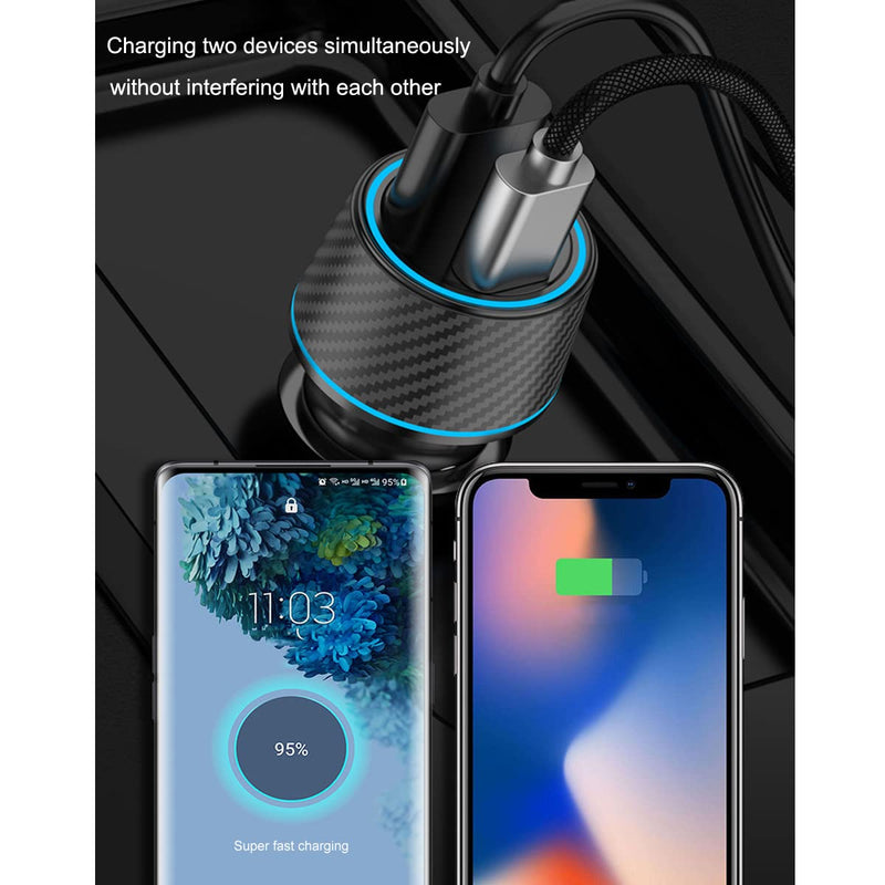  [AUSTRALIA] - 25W Super Fast Charger Type C Wall/Car Charger Combo Kit for Samsung Galaxy S23 S22 S21 S20 Ultra Plus A53 A52 A14 A13 A23 A03s A42 A32 Xcover 6 Pro Google Pixel 7 6a Moto LG 3.3ft/6.6ft USB C Cable
