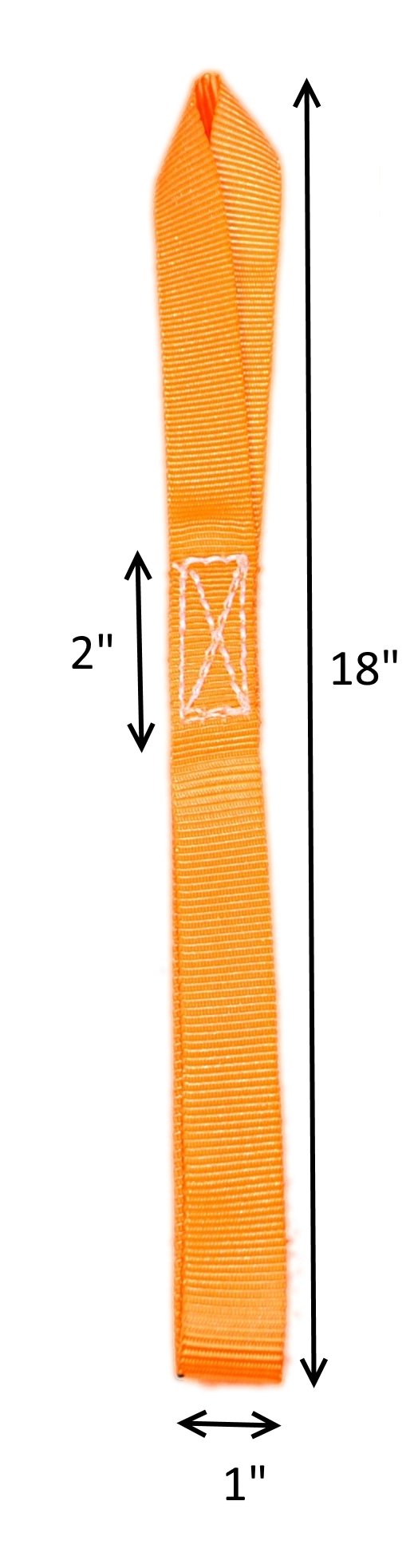  [AUSTRALIA] - TGL 18 inch Tie Down Straps, 2,300 LB per strap, 4-pack 1”