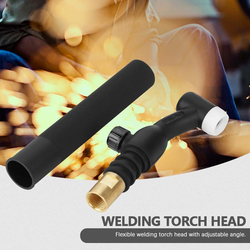  [AUSTRALIA] - TIG Welding Torch Air Cooled Flexible Head Body with Valve Welding Torch Parts for WP-26FV SR-26FV TIG Welding Torch.