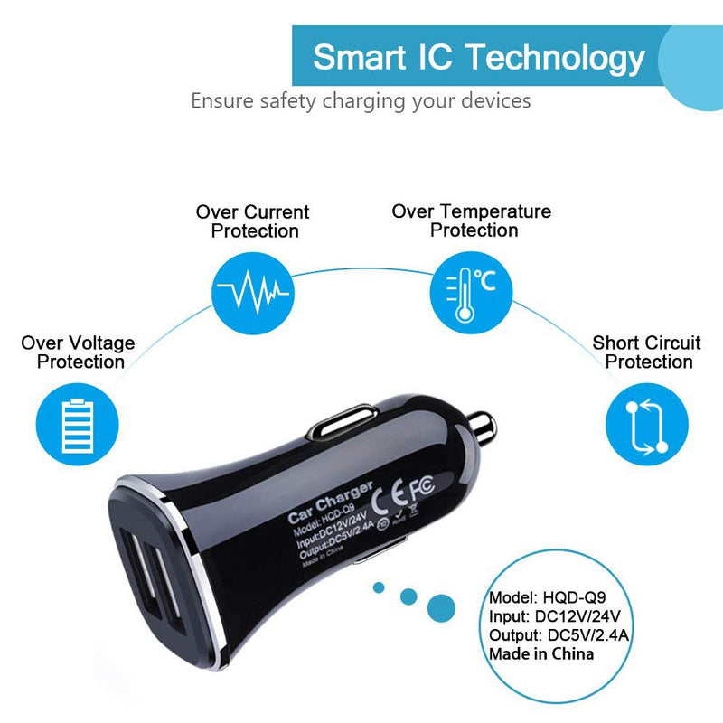  [AUSTRALIA] - Fast Charger Type C Car Charger for Samsung Galaxy S22 Ultra /S22 +/S21/S20 fe /S20 A13 5G, A21, A12,A42,A52, A32, A11,Note 22/20, Dual Port Car Charger Adapter Wall Charging Block and Cable Cord