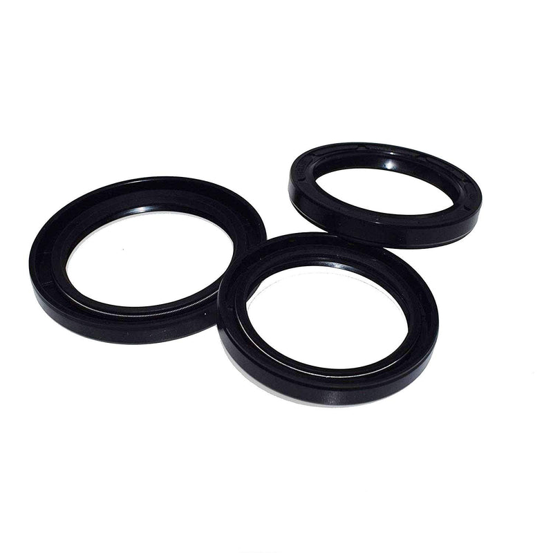 Morii New 3PCS Crankshaft Oil Seal, Crankshaft Seal Front Set Kit 90311-46001 90311-40020 Replacement for Toyota Lexus GS300 IS300 Supra 3.0L 1992-2005 90311-40022 - LeoForward Australia