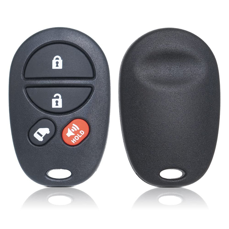  [AUSTRALIA] - Key Fob Remote Replacement Fits for Toyota Sienna 2004 2005 2006 2007 2008 2009 2010 2011 2012 2013 2014 2015 2016 2017 GQ43VT20T Keyless Entry Remote Control 89742-AE020(2PCS)