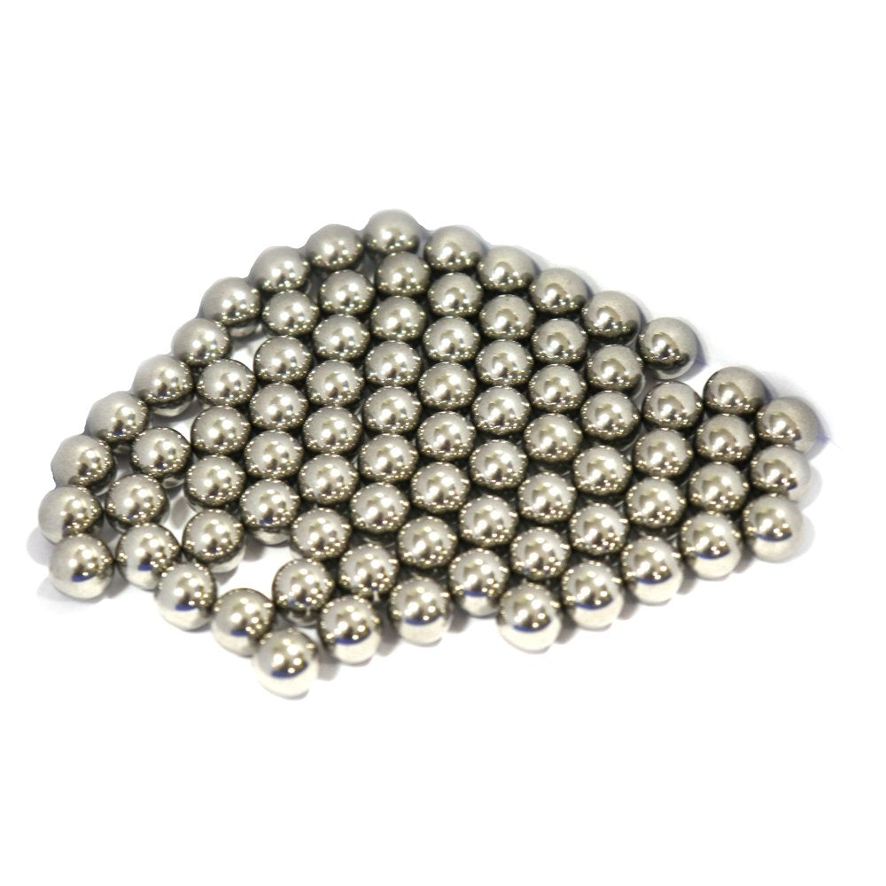  [AUSTRALIA] - Sydien 80Pcs 10mm/0.39inch Diameter Carbon Steel Bearing Balls