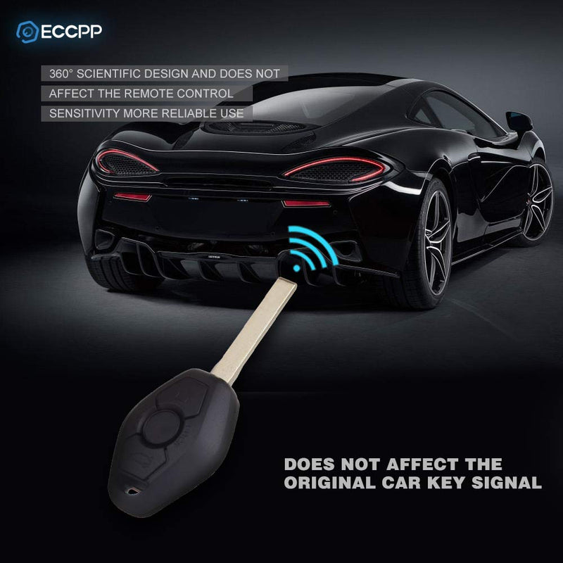  [AUSTRALIA] - ECCPP Replacement fit for 1PC Uncut Keyless Remote Entry Transmitter Key Fob BMW Series LX8FZV (315MHz/ 433MHz)
