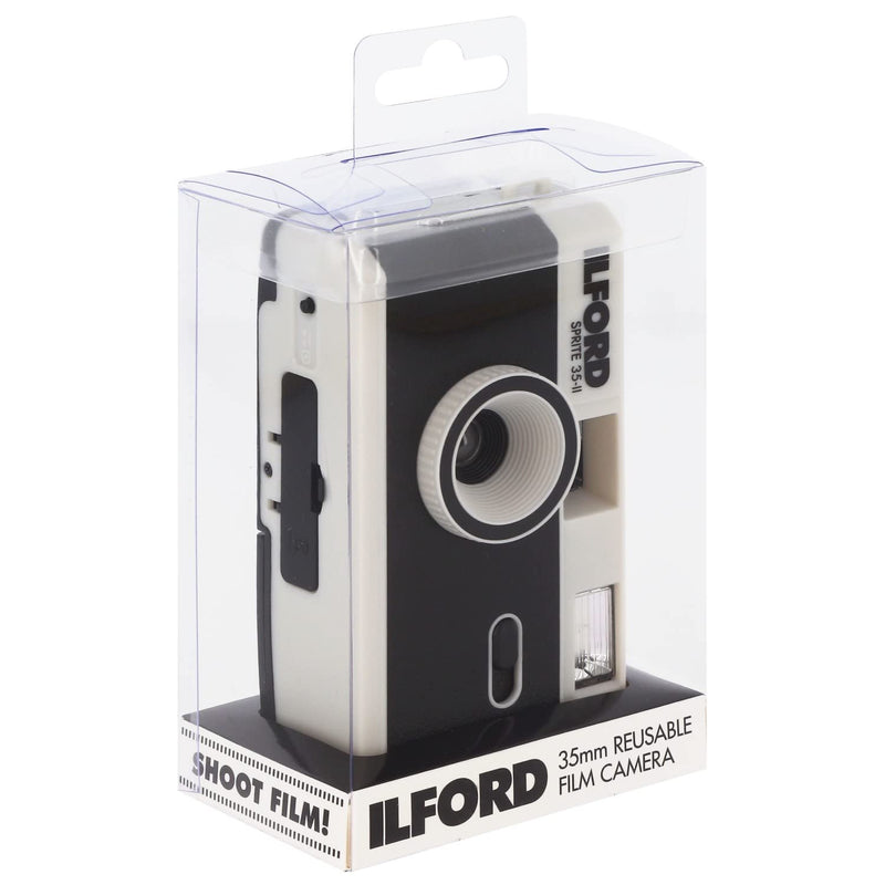  [AUSTRALIA] - ILFORD Sprite 35-II 35mm Reusable Film Camera (Black & Silver)