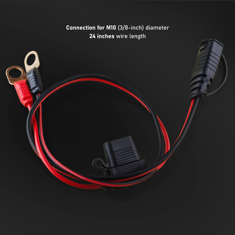  [AUSTRALIA] - SafeAMP Wire Harness Compatible with NOCO GC008 X-Connect, M10 (3/8in) XL Eyelet Terminal Connector