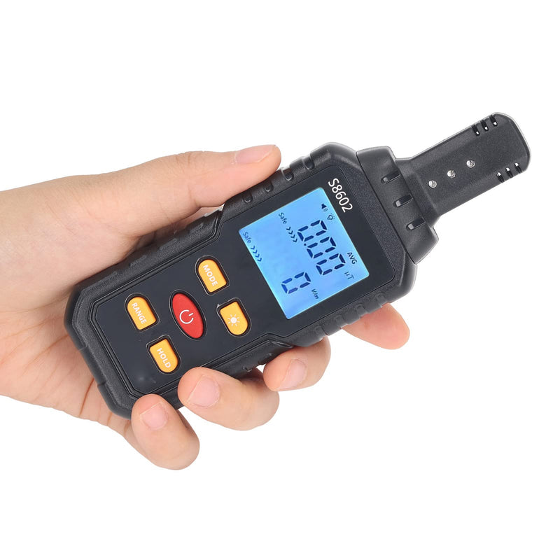  [AUSTRALIA] - EMF Test, Electromagnetic Radiation Tester EMF Electric Magnetic Field Detector Meter 5 Hz to 3500 Hz