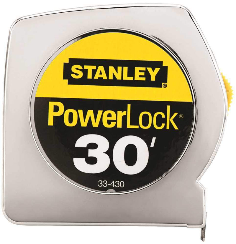  [AUSTRALIA] - Stanley Hand Tools 33-430 1" X 30' PowerLock Professional Tape Measure