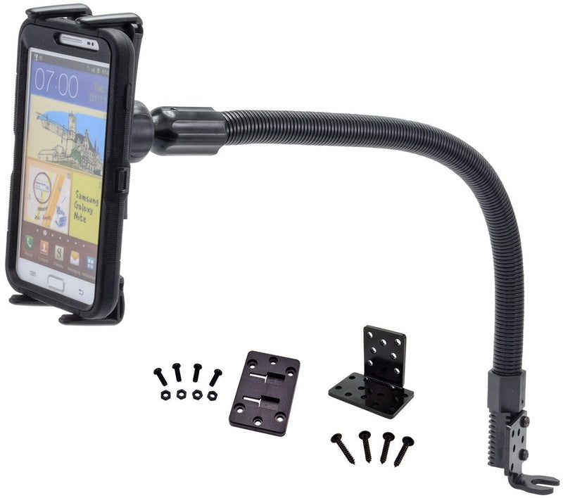  [AUSTRALIA] - Arkon Car Seat Rail Phone or Tablet Mount for iPhone XS Max XS XR X 8 Galaxy Note 9 8 S10 Retail Black - SM688L22