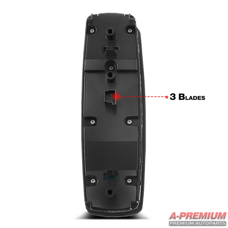 A-Premium Power Master Window Switch Replacement for Mercedes-Benz W164 W251 R320 R350 R500 GL320 GL350 GL450 GL550 Front Left Driver Side(Black) - LeoForward Australia