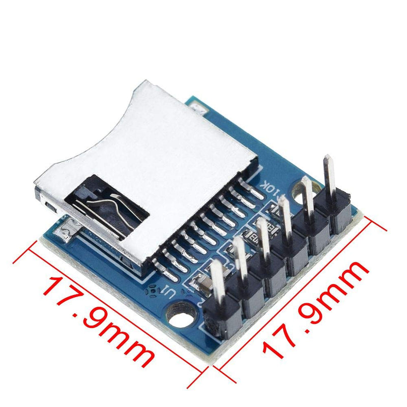  [AUSTRALIA] - DAOKI 5Pcs TF Micro SD Card Module Memory Shield Module Micro SD Storage Expansion Board Mini Micro SD TF Card with Pins for Arduino ARM AVR with Dupont Wire Short