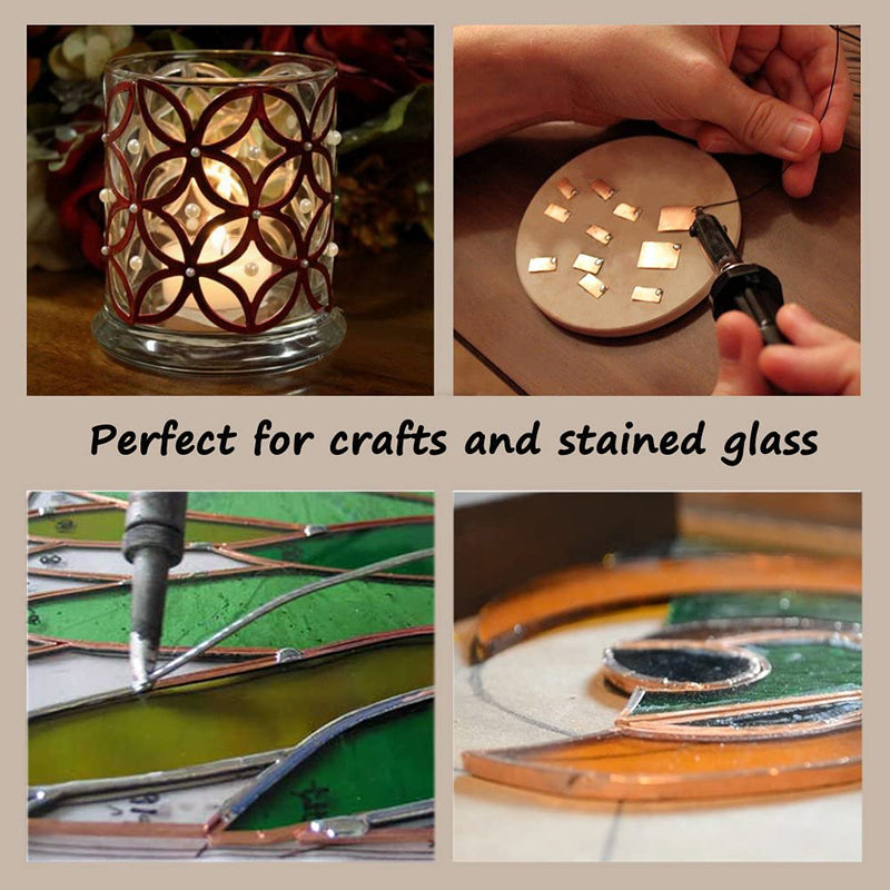  [AUSTRALIA] - Meideal Copper Foil Tape (2inch X 33 FT) with Dual Conductive Adhesive for Guitar and EMI Shielding, Electrical Repairs, Crafts, Garden, Stained Glass, Paper Circuits, Soldering, Grounding 2inch X 33 FT