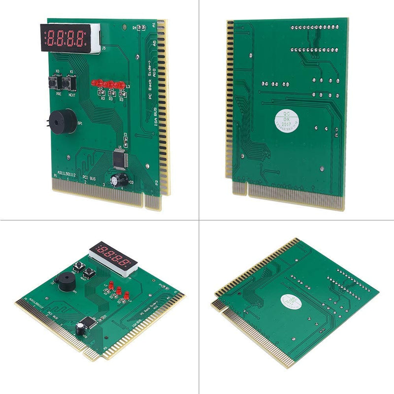  [AUSTRALIA] - PC Computer Motherboard Analyzer Diagnostic Card, 4 Digit PCI and ISA PC Computer Motherboard Diagnostic Analyzer Post Tester Card, 4 Digit PCI & ISA PC Tester