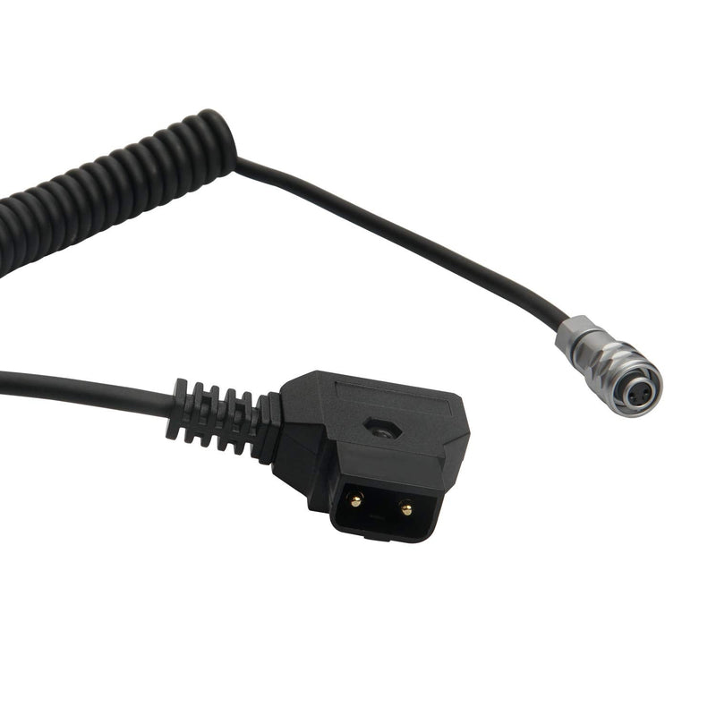  [AUSTRALIA] - ANDYCINE Coiled D-Tap to BMPCC 4K Weipu Power Cable for Blackmagic Pocket Cinema Camera 4K and V Mount Gold Mount Battery D Type P Type