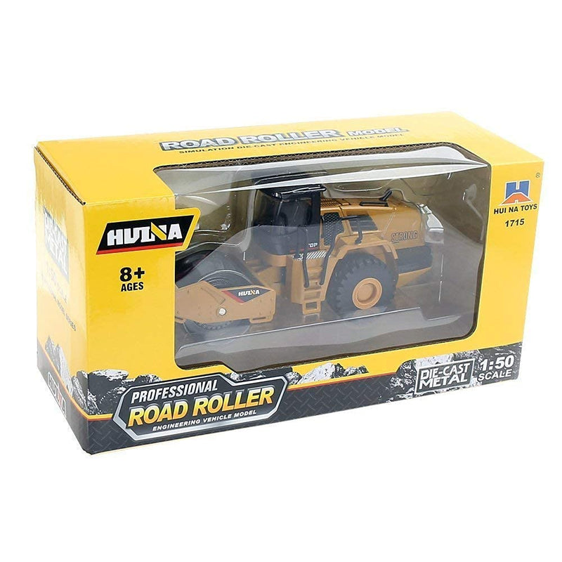  [AUSTRALIA] - Ailejia 1/50 Scale Diecast Articulated Dump Truck Alloy Models Road Roller Construction Vehicle s Model Engineering Car Toy boy Gift (Road Roller)