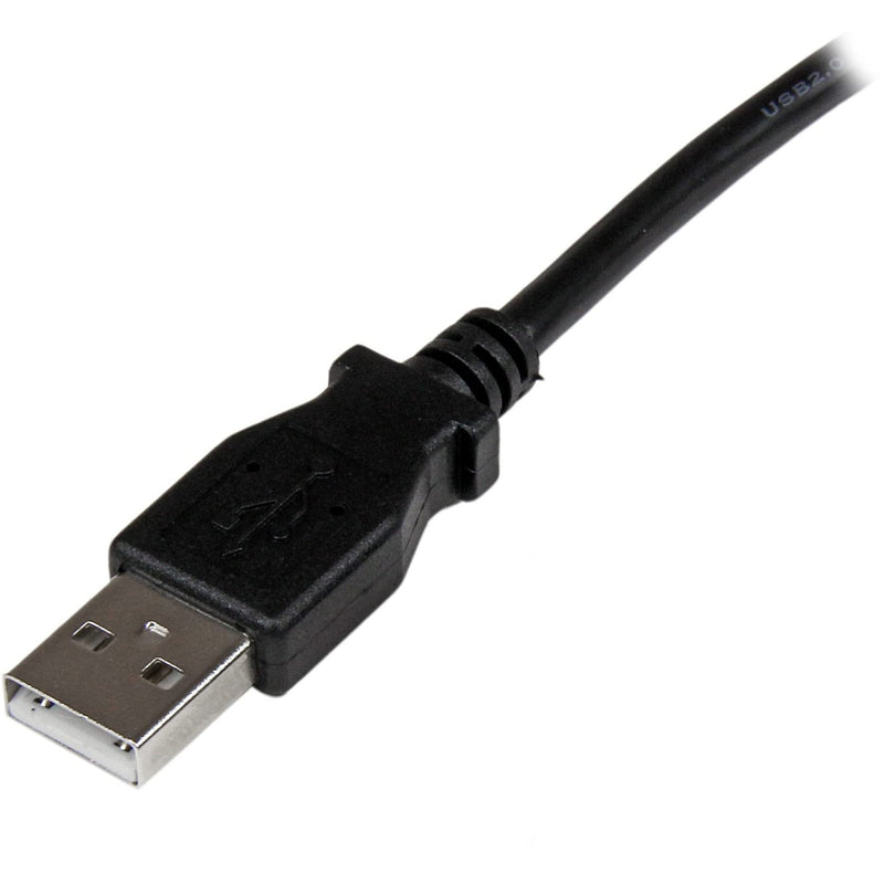  [AUSTRALIA] - StarTech.com 1m USB 2.0 A to Right Angle B Cable Cord - 1 m USB Printer Cable - Right Angle USB B Cable - 1x USB A (M), 1x USB B (M) (USBAB1MR) Right Angled Connector 3 ft / 1m
