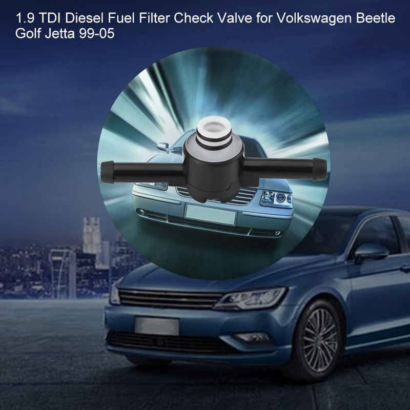 Qiilu 1.9 TDI Diesel Fuel Filter Check Valve for Volkswagen Beetle Golf Jetta 99-05 1J0 127 247 A - LeoForward Australia