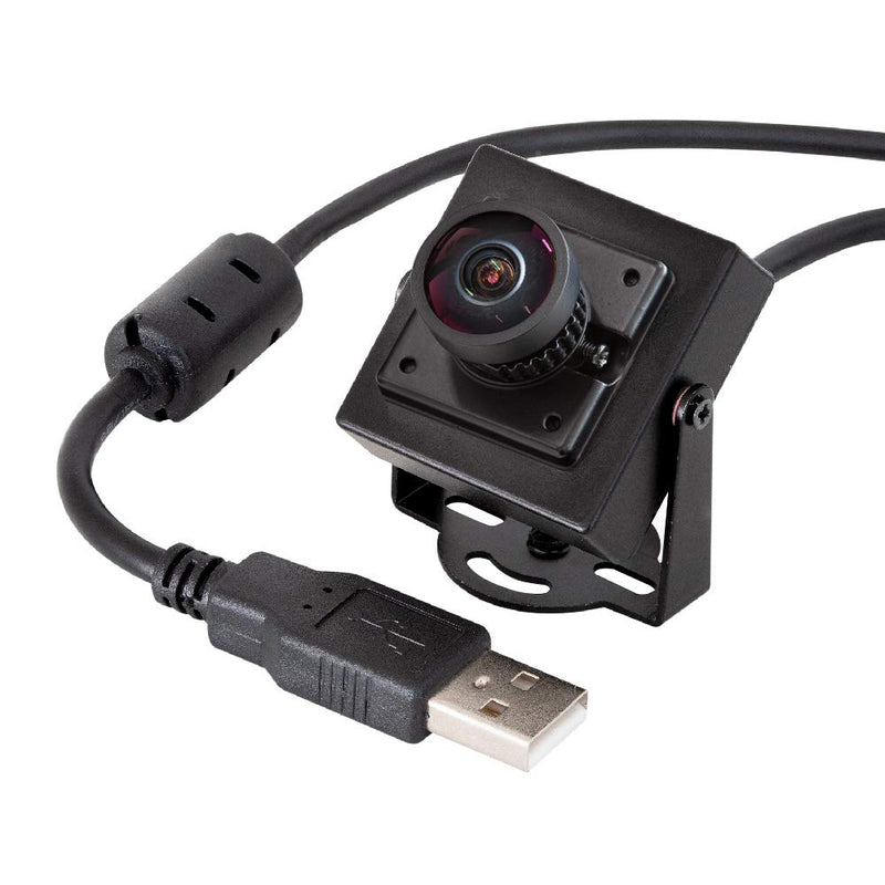  [AUSTRALIA] - Arducam 1080P Low Light WDR USB Camera Module with Metal Case, 2MP 1/2.8" CMOS IMX291 160 Degree Ultra Wide Angle Mini UVC Webcam Board with Microphone