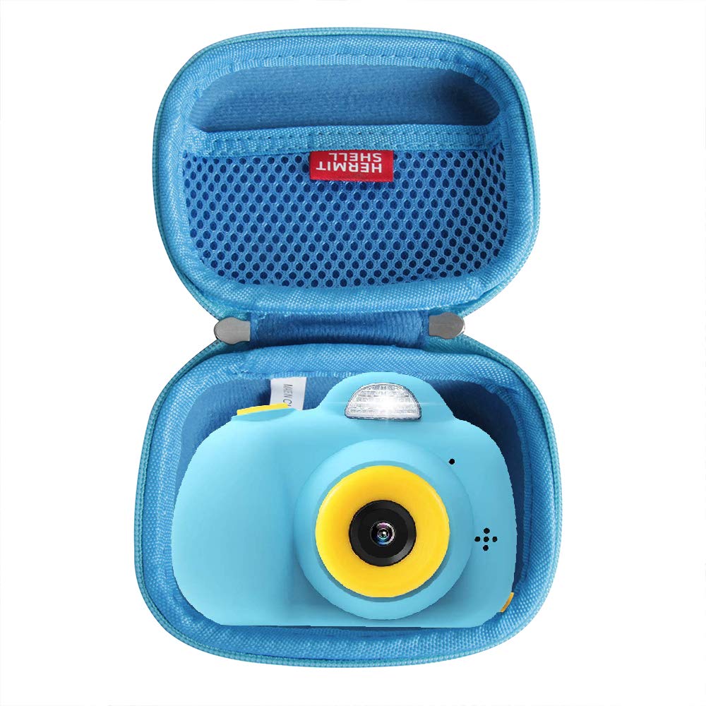  [AUSTRALIA] - Hermitshell Hard Travel Case for VanTop/OMWay/OMZER Junior Kids Camera(Only Case) (Blue)