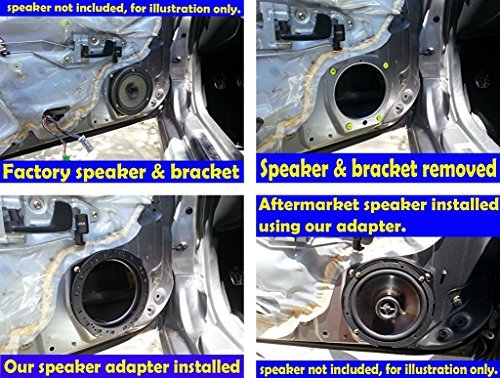 Speaker Adapter Spacer Rings - Exact Fit For Select Honda & Acura Vehicles - SAK033_55-1 Pair - LeoForward Australia