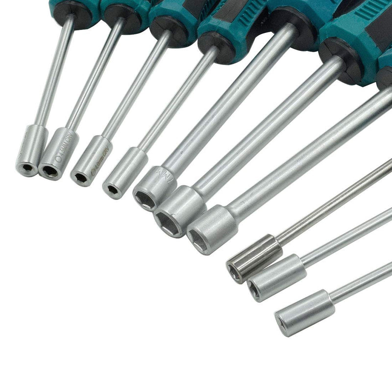 Rannb Hexagon Nut Hex Socket Wrench Screwdriver Set Hand Tool - Set of 10 - LeoForward Australia