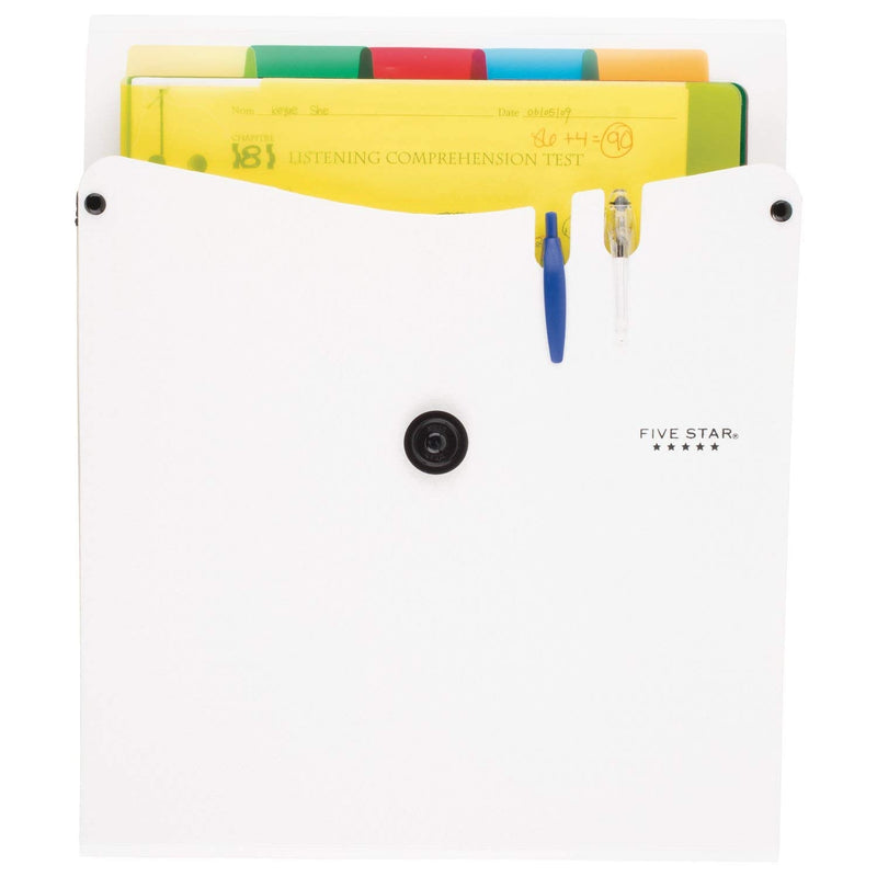 Five Star Expanding File Folder, 5Pocket Vertical Expandable File