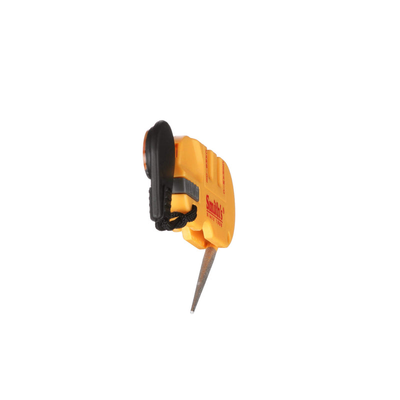 Smith's - S-50364 50364 Pocket Pal X2 Sharpener & Outdoors Tool Yellow - LeoForward Australia