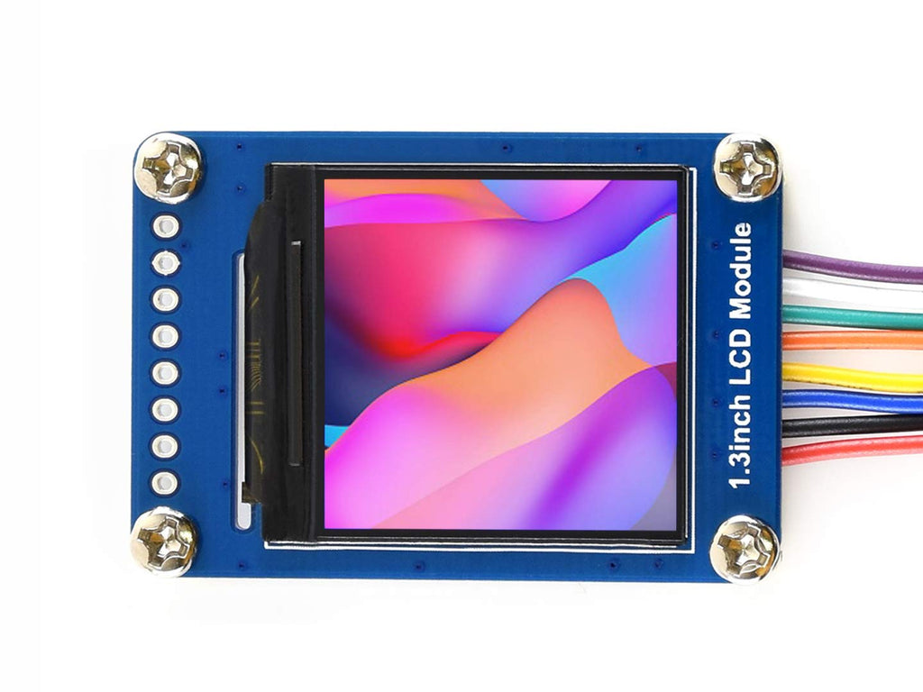 [AUSTRALIA] - Waveshare 1.3inch LCD Display Module IPS Screen 240x240 HD Resolution with Embedded Controller Communicating via SPI Interface Compatible with Raspberry Pi/Jetson Nano/STM32