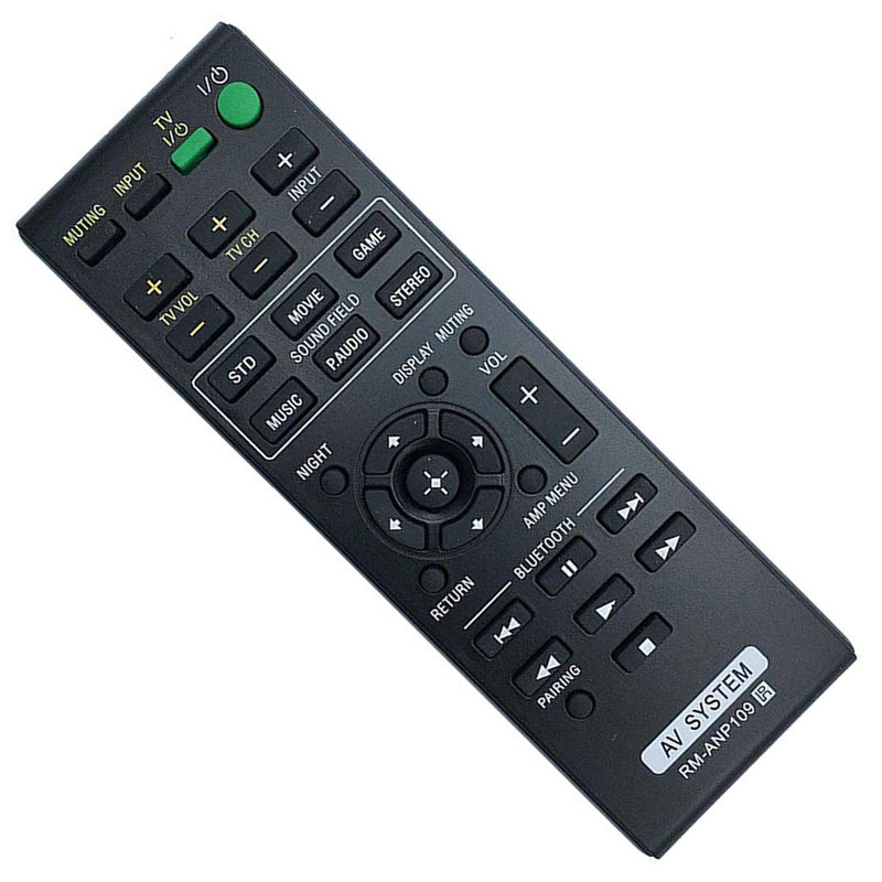 New RM-ANP109 Replace Remote Control fit for Sony Audio Video Home Theater Sound AV System HT-CT260 HT-CT260C HT-CT260H HT-CT260HP HT-CT260W SA-CT260 SA-CT260H SA-WCT260H PN1H Sub RM-ANP084 - LeoForward Australia