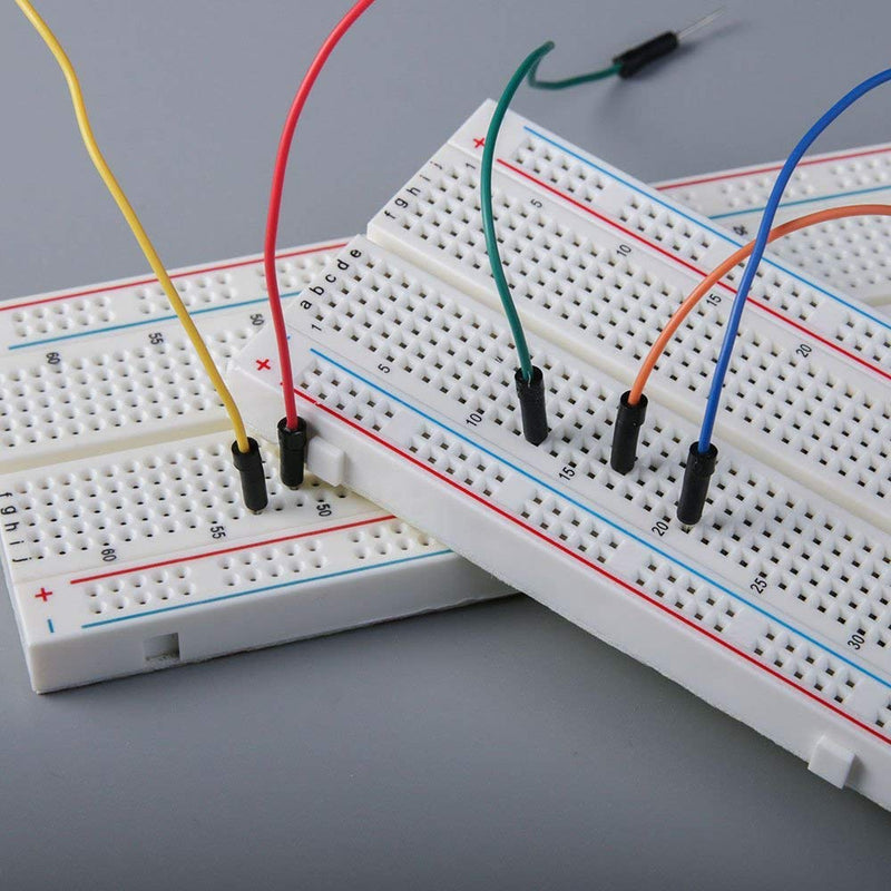  [AUSTRALIA] - ACEIRMC for Arduino Starter Kits 830 MB-102 Tie Points Solderless Breadboard + 3.3V 5V Power Supply Module + 65pcs Jumper Cables K3