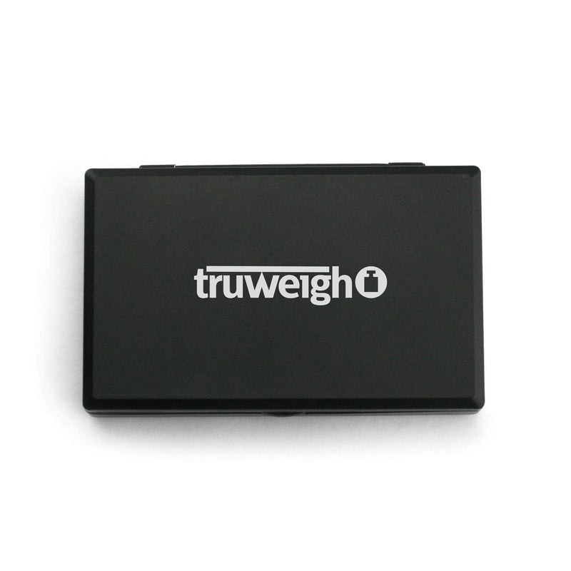 Truweigh MINI CLASSIC Digital Scale (600g x 0.1g - Black/Black) - Digital Food Scale - Digital Kitchen Scale - Small Digital Pocket Scale - Jewelry Scale - Travel Digital Gram Scale - Meal Prep Scale 600g x 0.1g - LeoForward Australia