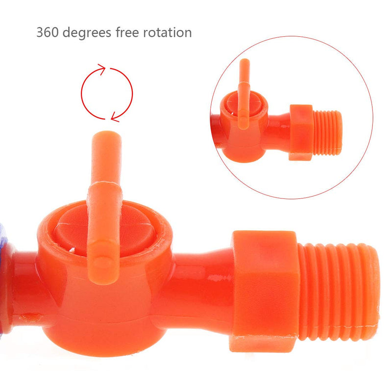 ChgImposs 1/4" Thread Flexible Water Oil Coolant Pipe Hose, Round Nozzle Adjustable Plastic Cooling Tube with Switch for CNC Machine/Milling/Lathe/Hydraulic Machinery/Water Cooling System 1/4 Inch - LeoForward Australia