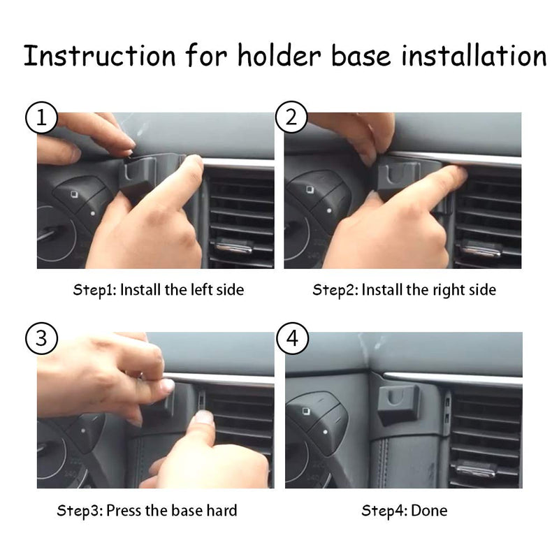  [AUSTRALIA] - musttrue LUNQIN Car Phone Holder for 2017-2020 Nissan Armada Auto Accessories Navigation Bracket Interior Decoration Mobile Cell Phone Mount