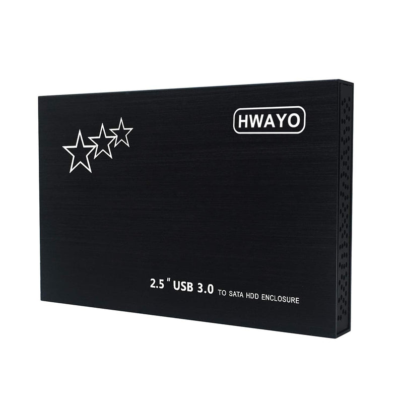  [AUSTRALIA] - 160GB External Hard Drive Portable - HWAYO 2.5'' Ultra Slim HDD Storage USB 3.0 for PC, Laptop, Mac, Chromebook (Black) 160GB Black