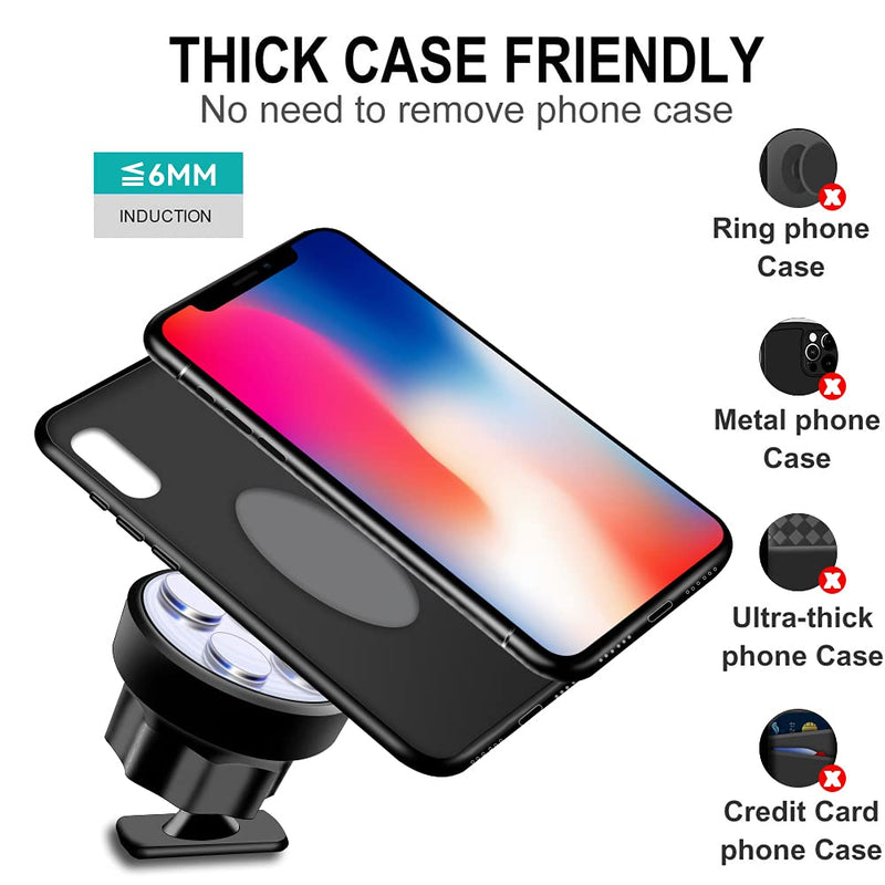  [AUSTRALIA] - Zchan Car Phone Holder fit for Honda CRV,Air Vent Phone Mount fit for CR-V Hybrid 2017-2021,Custom fit Magnetic Phone Holder Compatible for All Phones Honda CRV 17-21