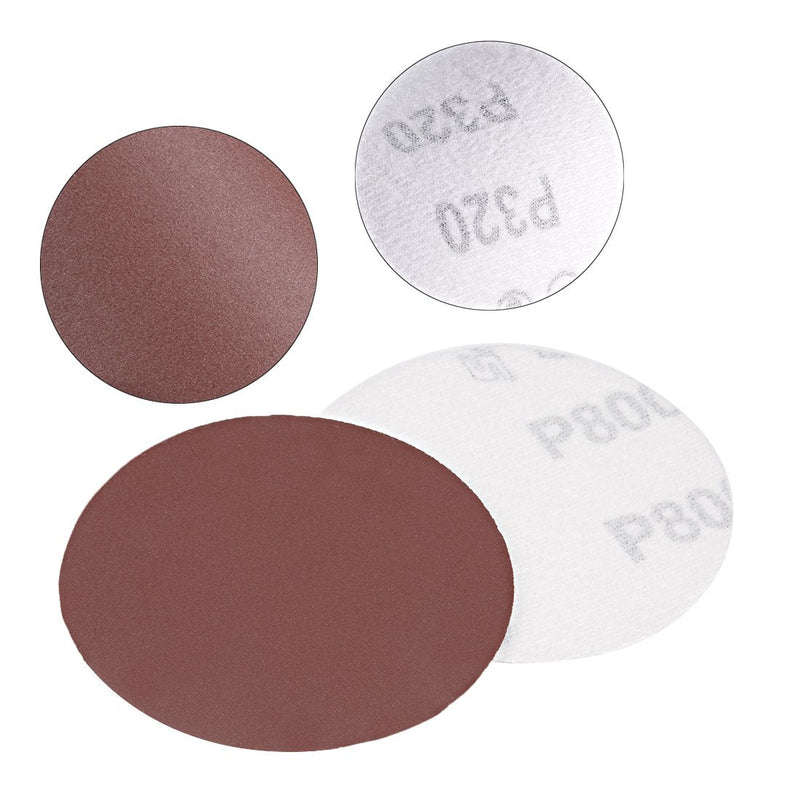  [AUSTRALIA] - uxcell 50Pcs 3 Inch Hook and Loop Sanding Disc 800 Grits Flocking Sandpaper for Random Orbit Sander Brown