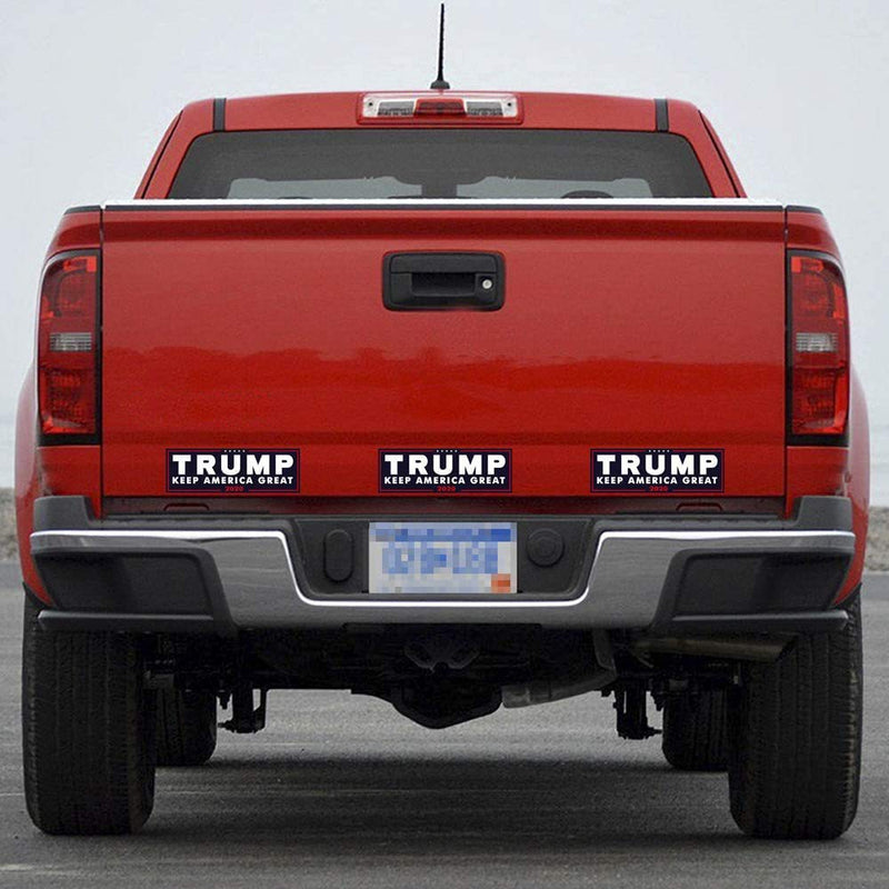  [AUSTRALIA] - SBB 3pcs President Donald Trump Keep America Great 2020 Election Patriotic Bumper Sticker Decal 9x3 Inch Car Auto Decal Conservative Republican (Blue)